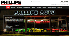 Desktop Screenshot of phillipsauto.com