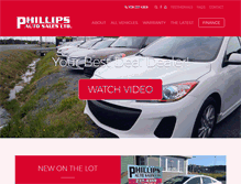 Tablet Screenshot of phillipsauto.ca
